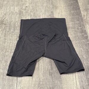 Like New! PoshDiva Large Maternity Shorts With Pockets EUC Grey